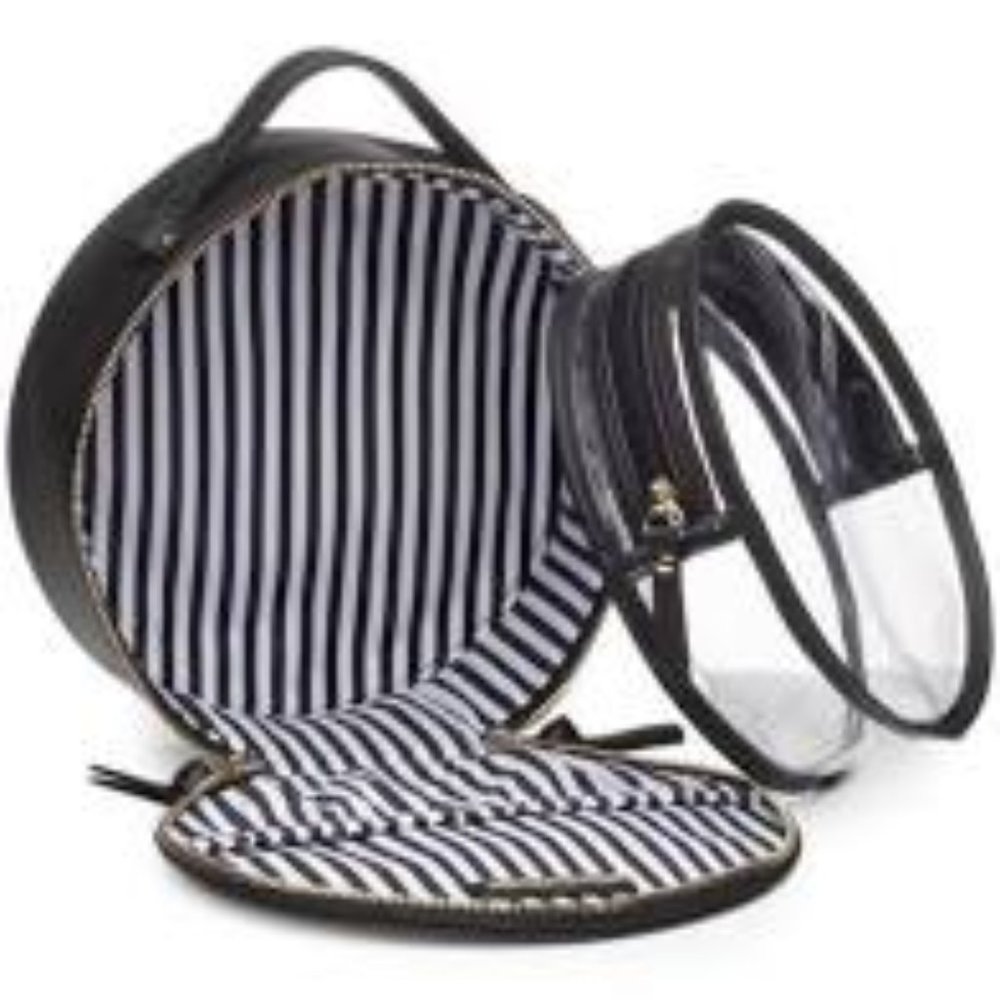 Hudson + Bleecker Preto Nomad Round Travel Case